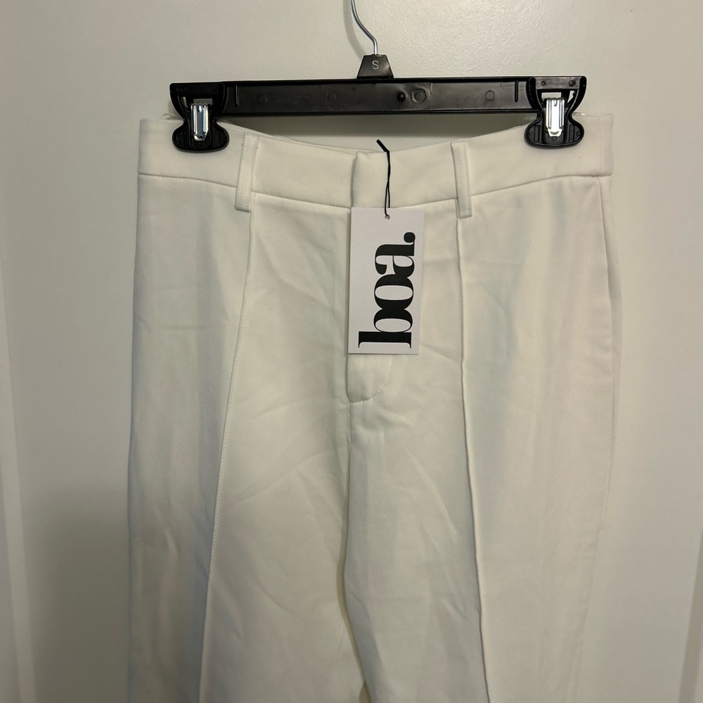 NWT boa. White Wide Leg Trousers - Picture 2 of 10